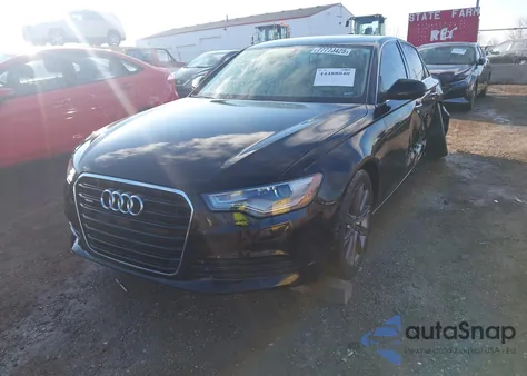 2013 Audi A6 2.0T Premium из США, поврежденный, VIN WAUGFBFC1DN146407